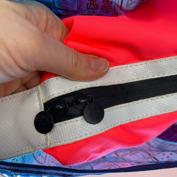 NWOT GOD (Goods of Desire) Vinyl bag + zip pouch - Picture 8 of 14